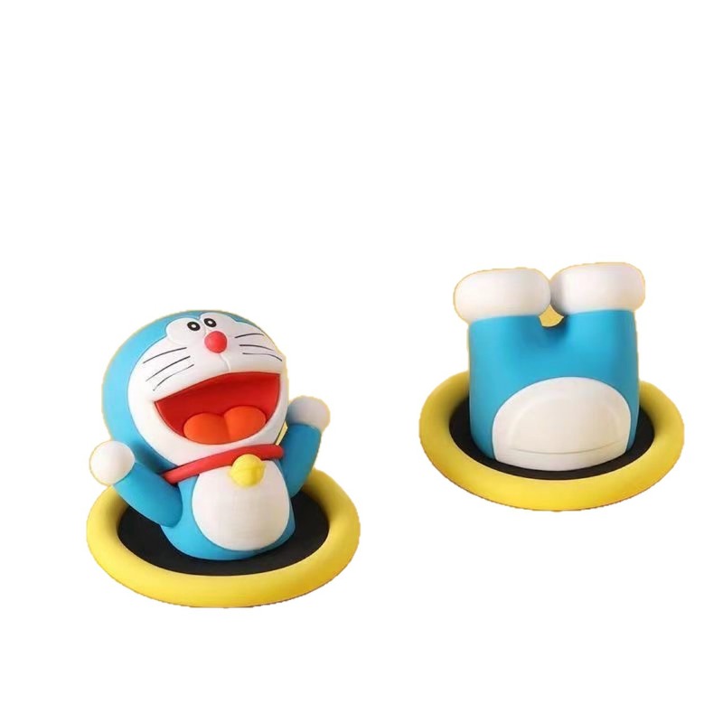 Car Accessories Cute - アニメ周辺機器ドラえもんかわいい漫画の形をした冷蔵庫ステッカー商品かわいい車の装飾小さなギフト
