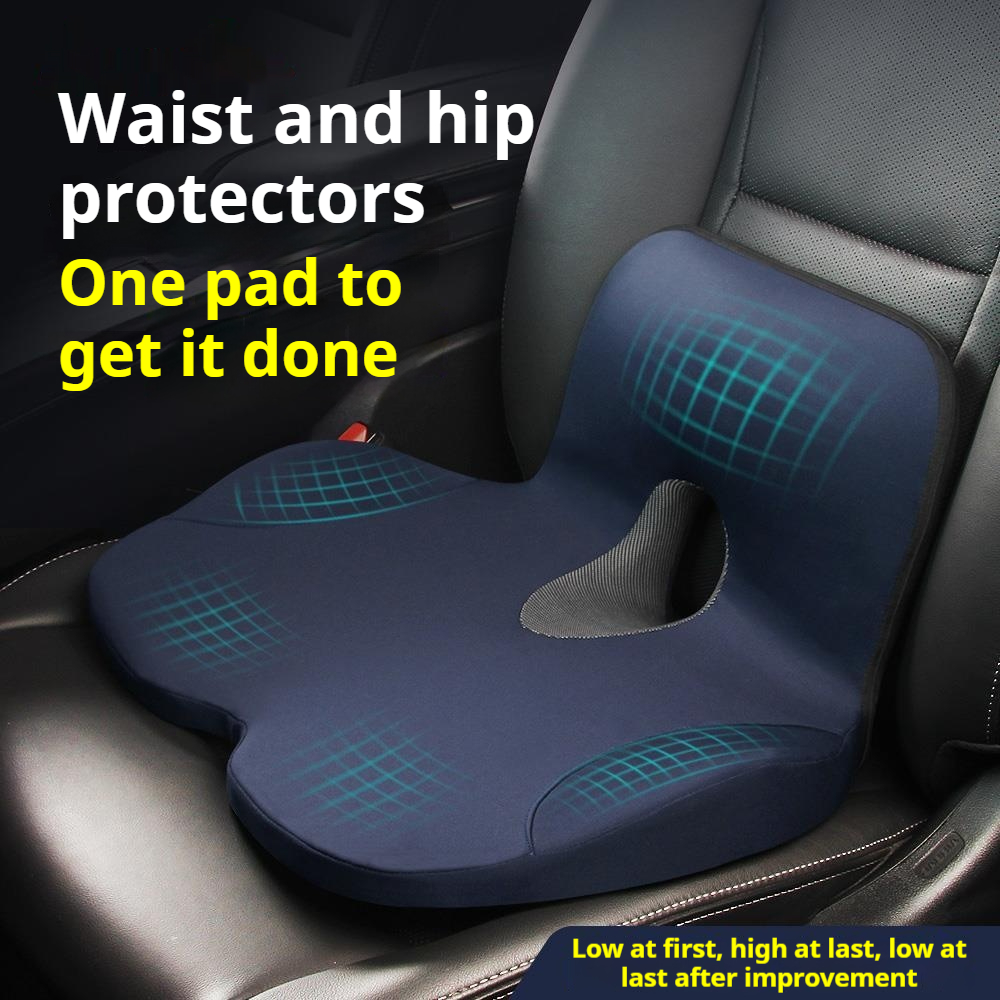 Car Seat Cushion Memory Foam - 車のメイン運転席ブースターシートクッション低反発クッションリリーフチェアオールシーズンに適したブースターユニバーサルコンフォートシート