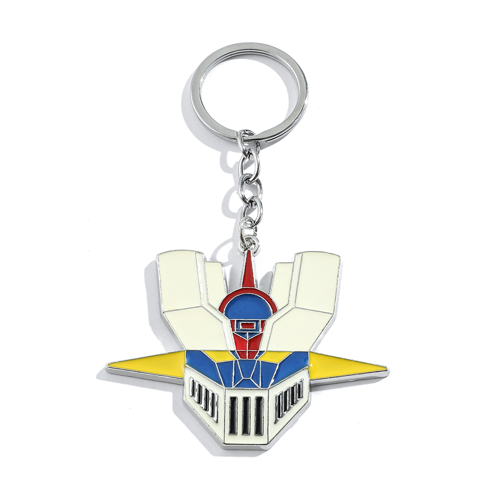 Car Accessories Cute - アニメ漫画戦士ロボットロゴキーホルダークリエイティブファッションペンダント男性用車バックパックアクセサリー ﻿