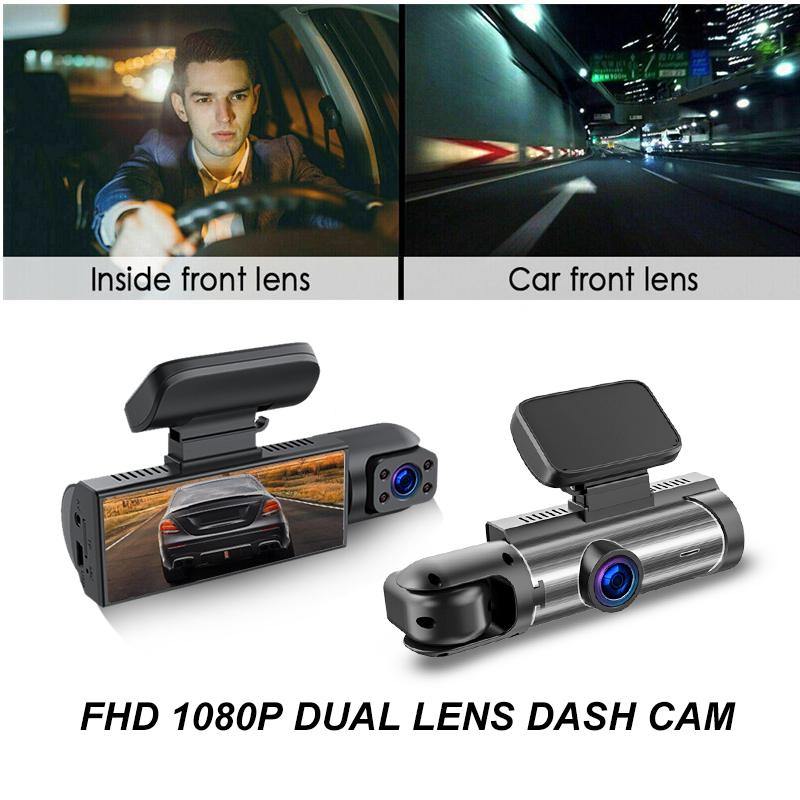Car Accessories For Night Driving - ZNLYRION フルHD 1080P 車載カメラ フロント+インテリア+リアカメラ 130度