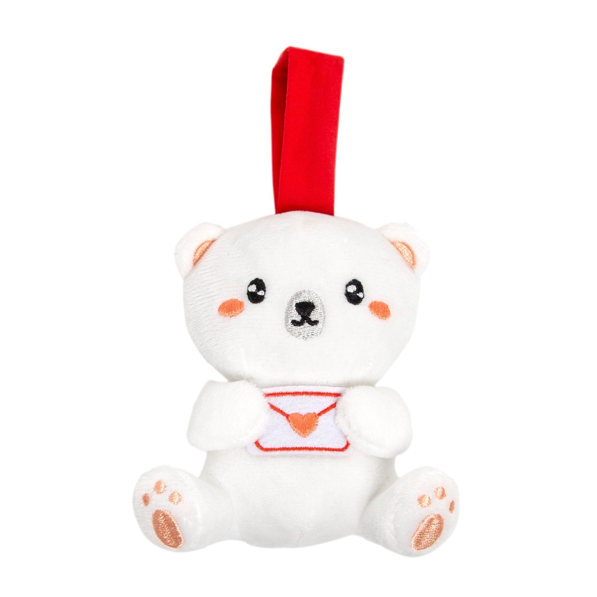 Car Accessories For Baby - クマのぬいぐるみベビーカーおもちゃ ポリエステル製幼児用カーシート旅行用アクセサリー 外出先での遊びに最適な心地よい楽しみ