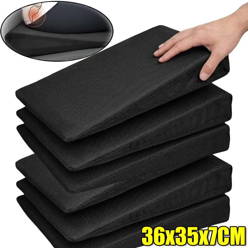 Car Seat Cushion Memory Foam - カーシートクッション 疲労軽減 車の座席を平らにするパッド 高さ調整パッド メモリーフォーム 車の後部座席用