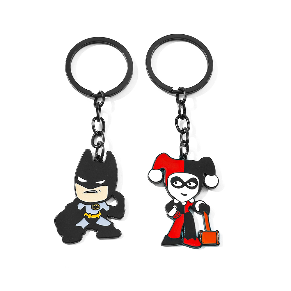 Car Accessories Cute - バットアニメーション周辺機器漫画キーホルダーハロウィンカーキーホルダー人形男の子誕生日プレゼント