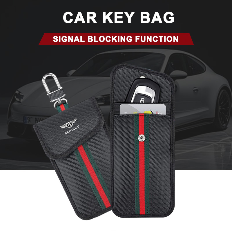 Car Key Signal Blocker - 1PC 車のキーシグナルブロッカーケースファラデーボックスアンチハッキング盗難防止新しいベントレーフライングスパーコンチネンタルGTベンテイガミュルザンヌ用