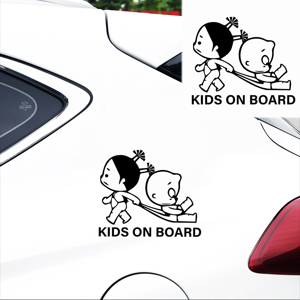 Car Accessories For Night Driving - 1pc 車の反射ステッカー Baby on Board 夜間運転警告標識