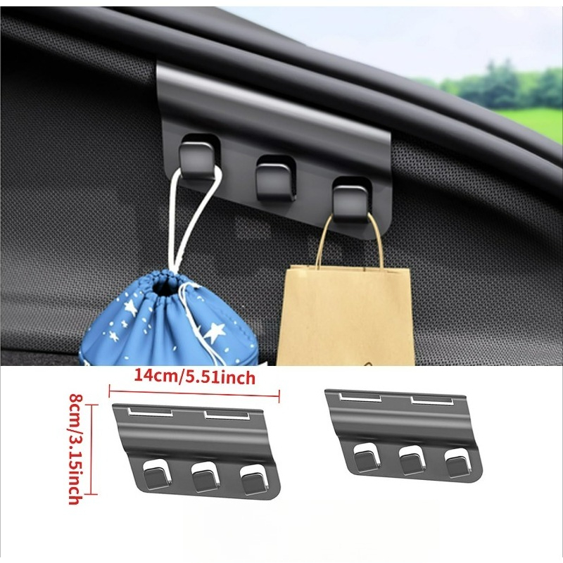 Car Accessories Shop - モデルYジュニパーバリエーション用に設計されたトランクフック、ショッピングバッグや車内のその他の小さな持ち物の整理に便利です。