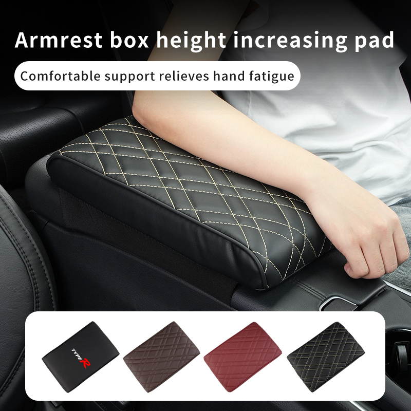 Car Accessories Honda Crv - 車の中央アームレストクッションボックスマット滑り止め保護カバーパッドアクセサリーホンダタイプ R シビックアコード CRV HRV パイロットフィット用