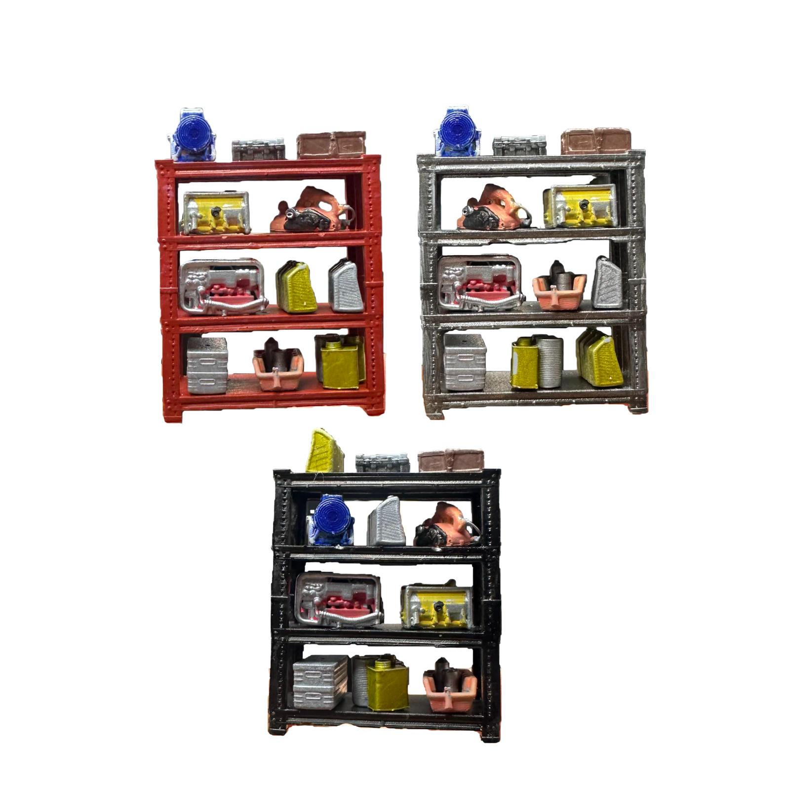 1/64スケールミニチュアラックモデル装飾品 メカニックショ - Car Accessories Shop のレビューと価格