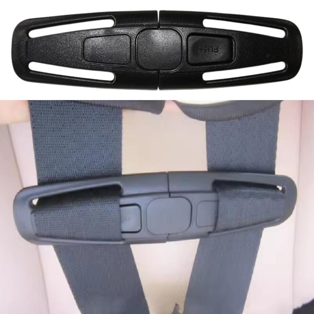 車のチャイルドシートストラップクリップバックルチェストハーネ - Car Accessories For Baby のレビューと価格
