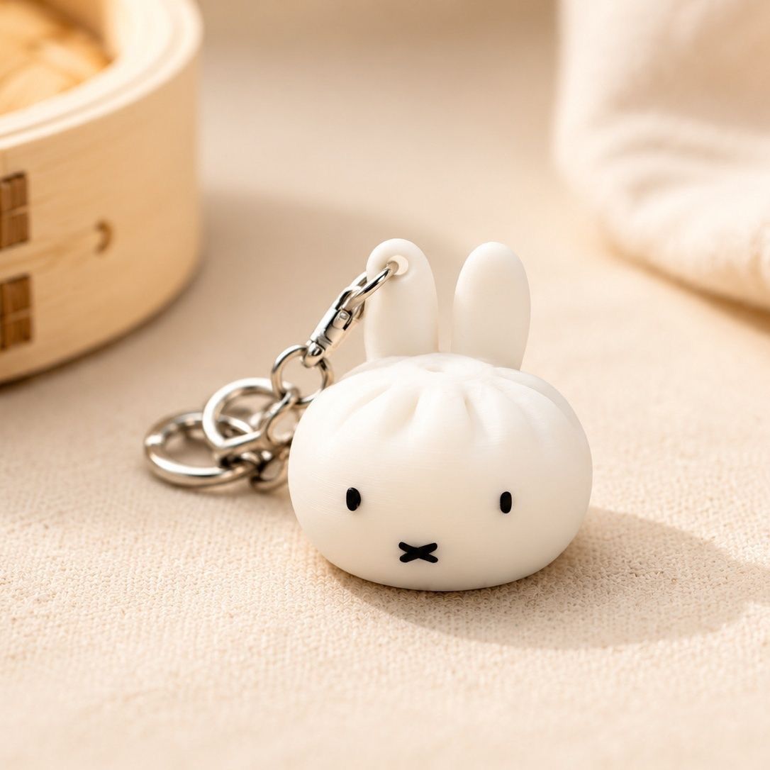 かわいいミッフィーうさぎの蒸しパンキーホルダー、クリエイティ - Car Accessories Bunnings のレビューと価格