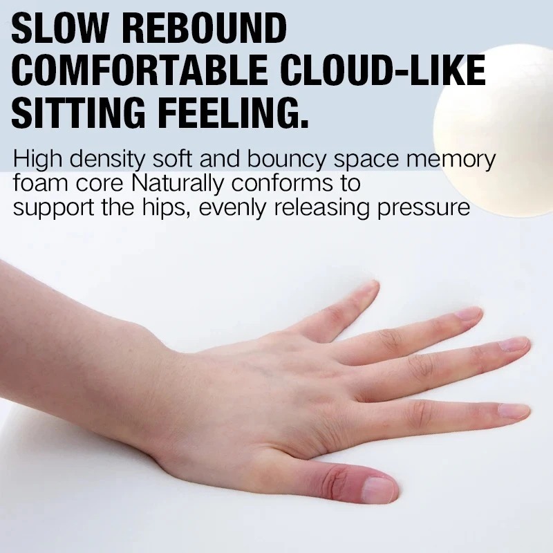 人間工学に基づいた低反発メモリーフォームシートクッション 車 - Car Seat Cushion Memory Foam のレビューと価格