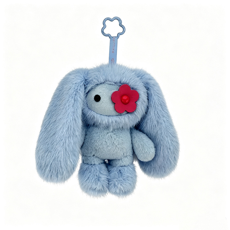 18cmのかわいいジュジュうさぎぬいぐるみキーホルダー、フラ - Car Accessories Cute のレビューと価格
