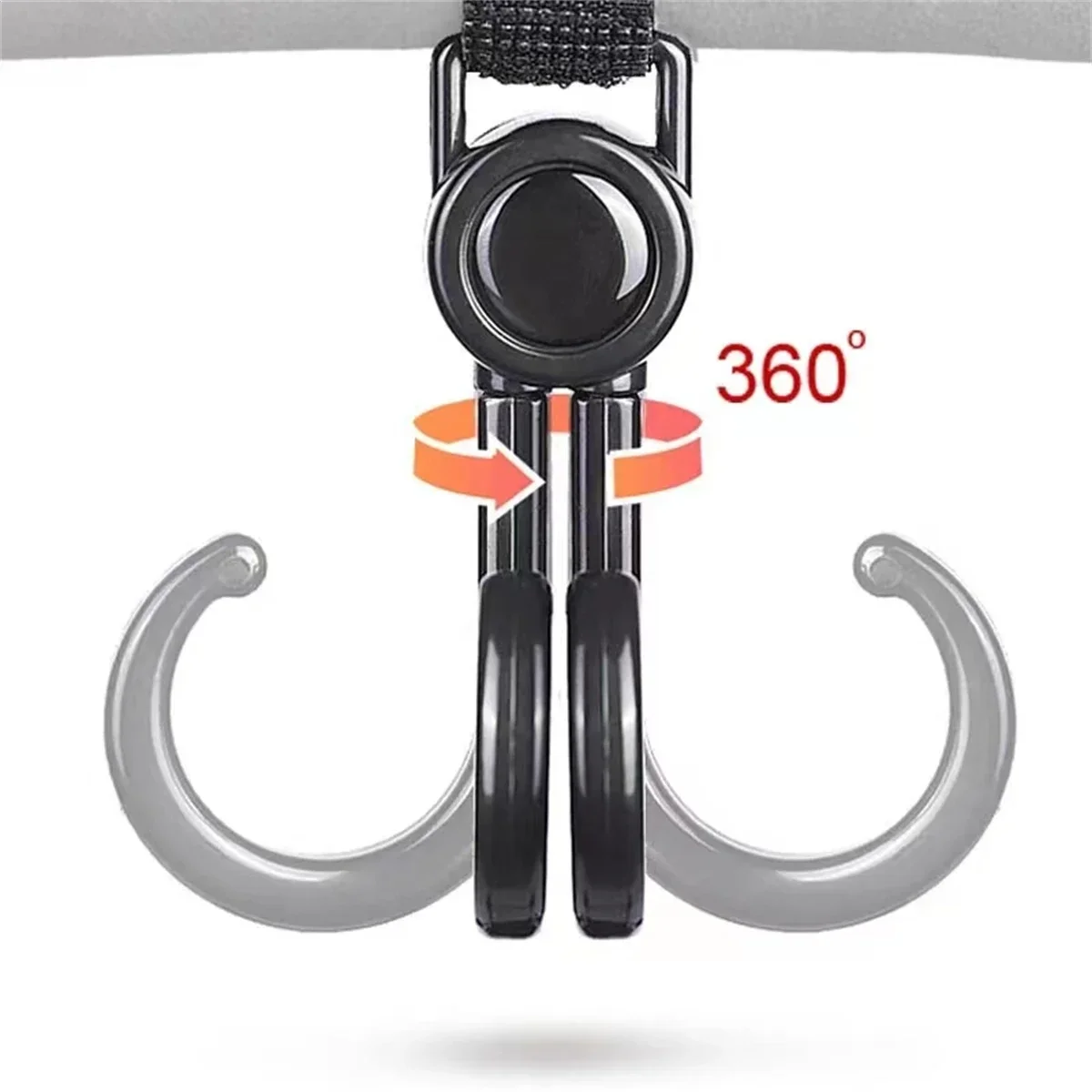 2 個フックベビーカー車のショッピングカートフックベビーカー - Car Accessories For Baby のレビューと価格