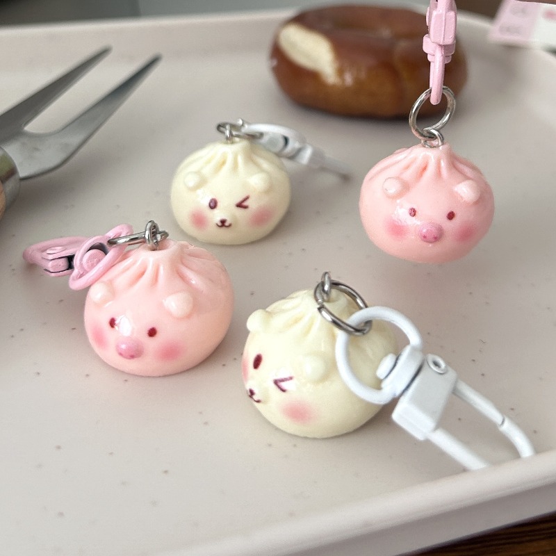 可愛いミニ蒸しパンキーホルダー 女の子 女性用 キュートな豚 - Car Accessories Bunnings のレビューと価格