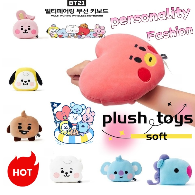 BT21 顔型枕 かわいいファッション漫画風 パーソナライズ - Car Accessories Cute のレビューと価格