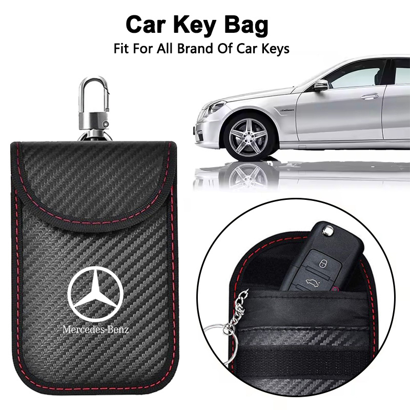 車のキーケース信号遮断バッグRFIDシールドポケットバッグ  - Car Key Signal Blocker のレビューと価格