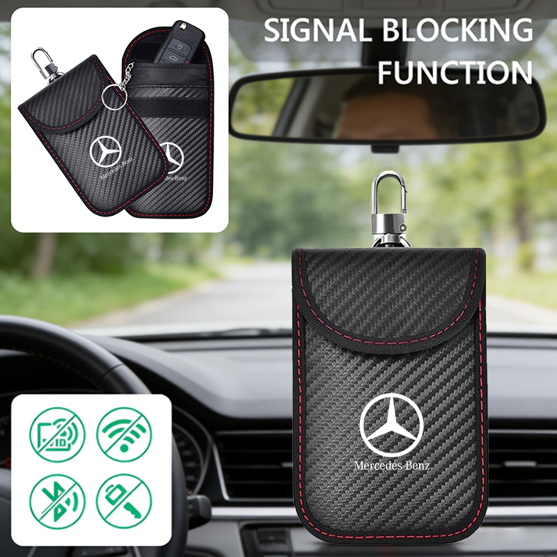 車のキーケース信号遮断バッグRFIDシールドポケットバッグ  - Car Key Signal Blocker のレビューと価格