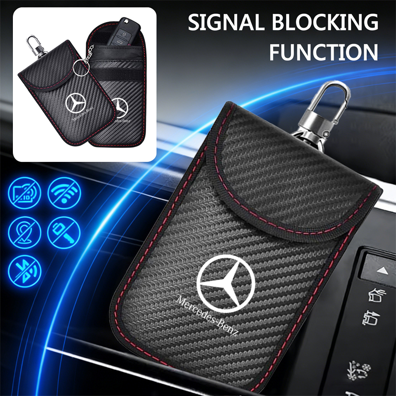 車のキーケース信号遮断バッグRFIDシールドポケットバッグ  - Car Key Signal Blocker のレビューと価格