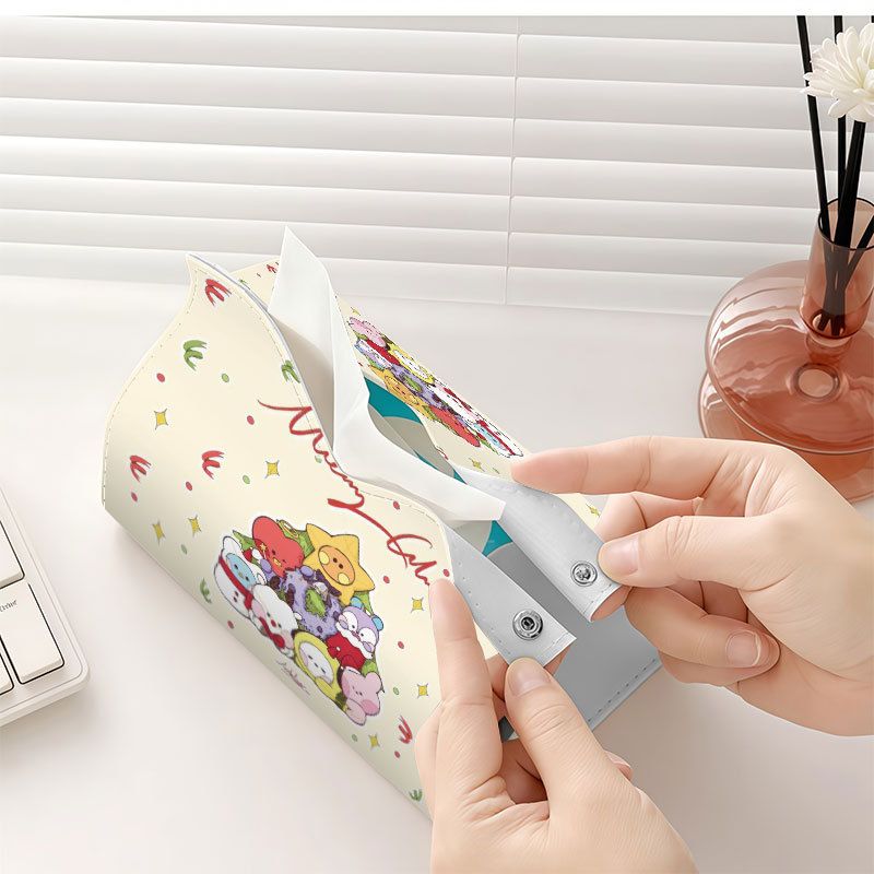 BT21アイドル関連のペーパータオルボックス（漫画の車の配置 - Car Accessories Cute のレビューと価格