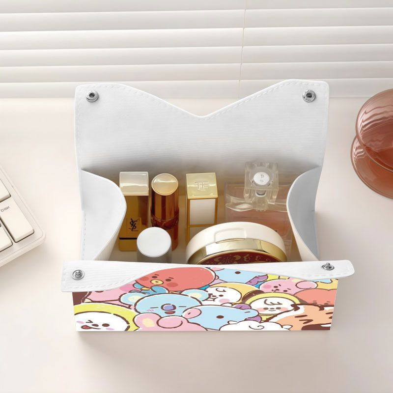 BT21アイドル関連のペーパータオルボックス（漫画の車の配置 - Car Accessories Cute のレビューと価格