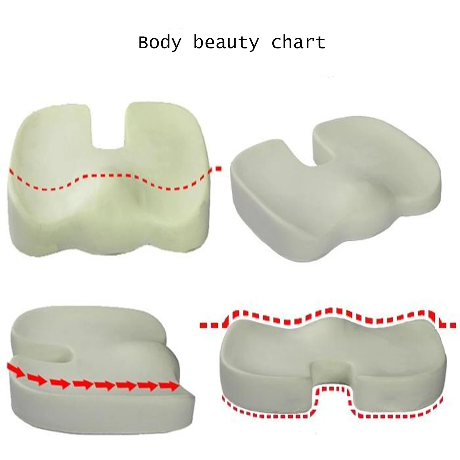 シートクッション オフィスカーシートクッション、オフィスチェ - Car Seat Cushion Memory Foam のレビューと価格