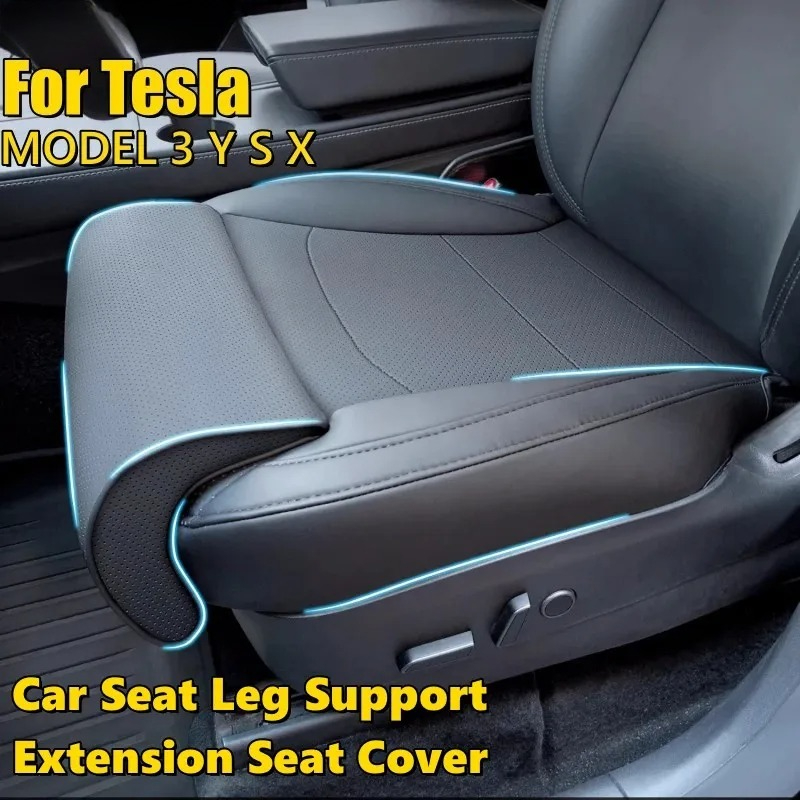 テスラ モデル3 Y S X 新型Y ジュニパー レッグサポ - Car Seat Cushion Memory Foam のレビューと価格