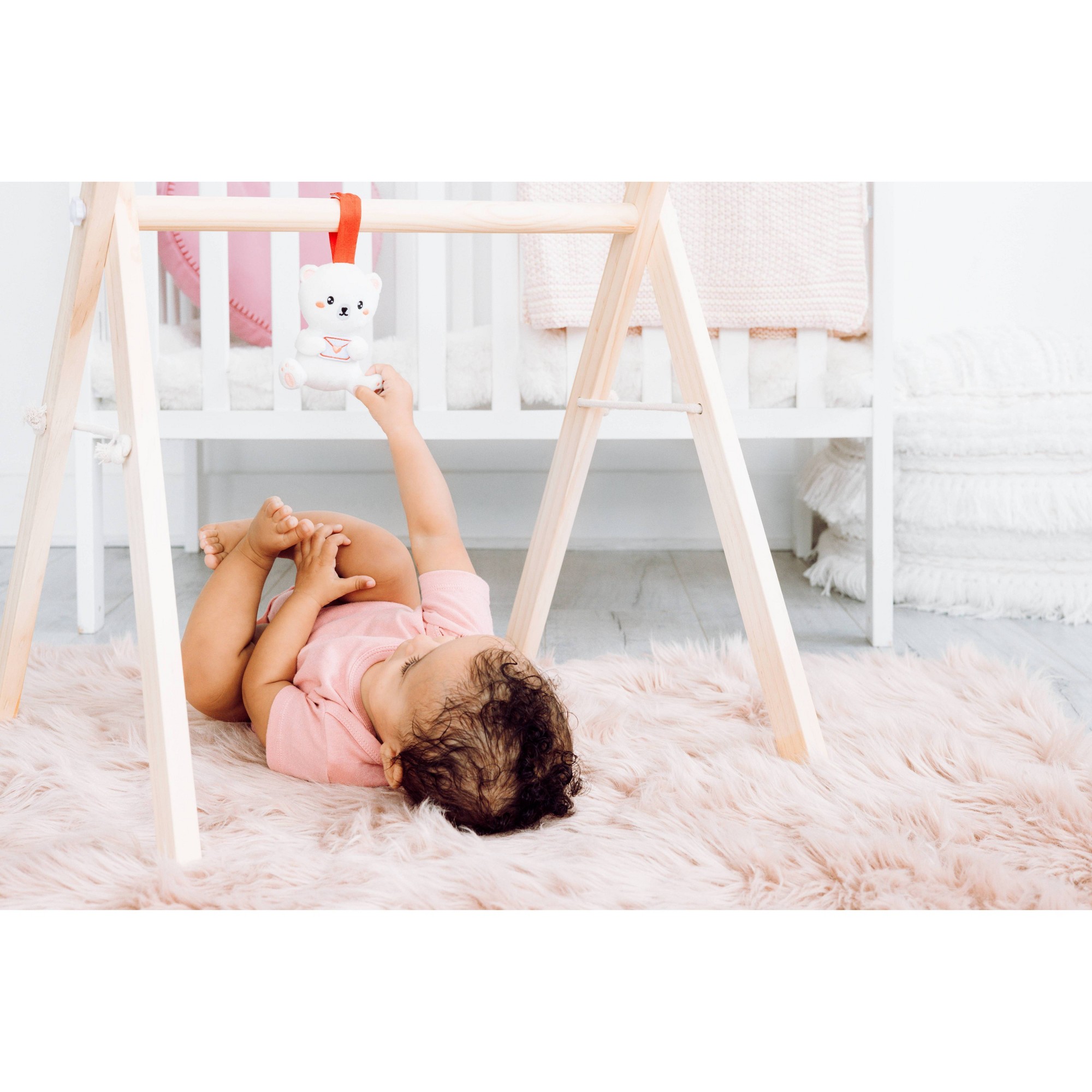 クマのぬいぐるみベビーカーおもちゃ ポリエステル製幼児用カー - Car Accessories For Baby のレビューと価格