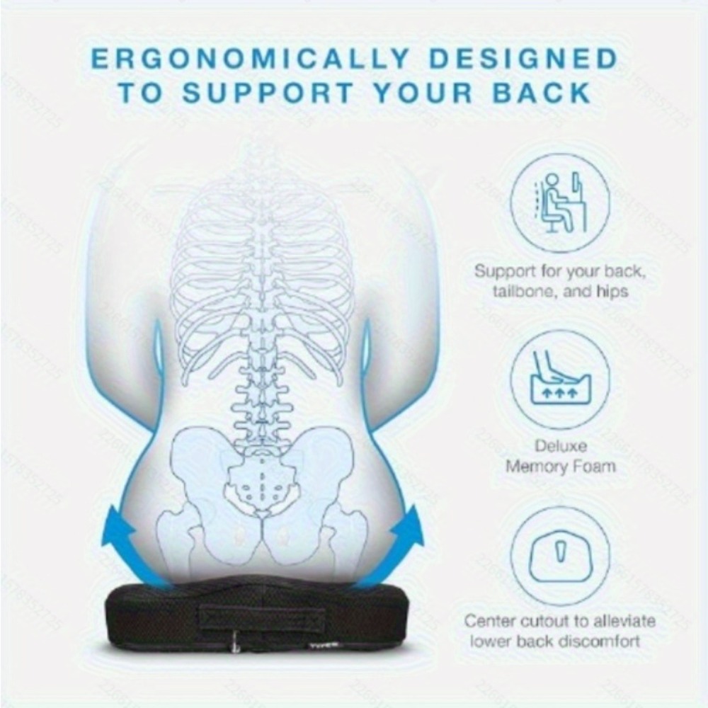 2個セットのメモリーフォーム製ランバーサポートクッション（シ - Car Seat Cushion Memory Foam のレビューと価格