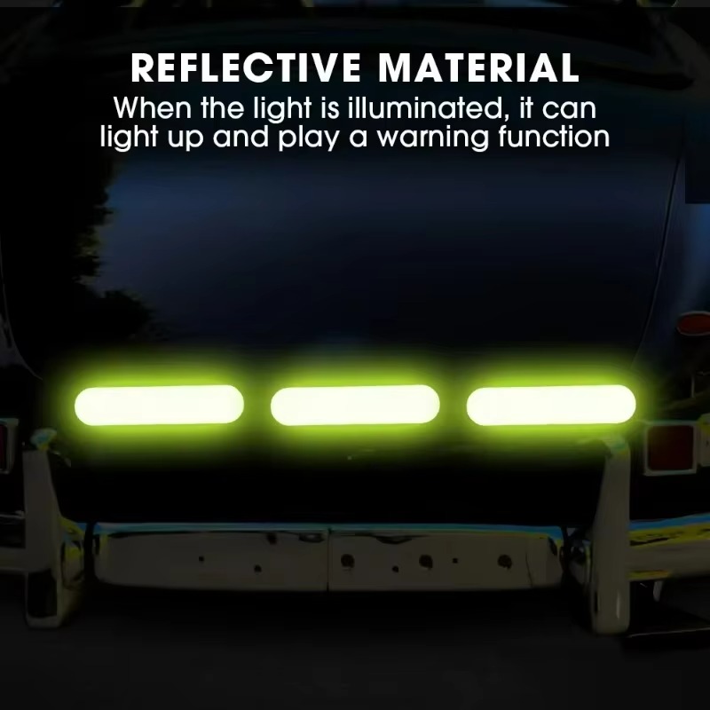 反射ステッカー ヘルメット警告 オートバイ 車用デカール ア - Car Accessories For Night Driving のレビューと価格