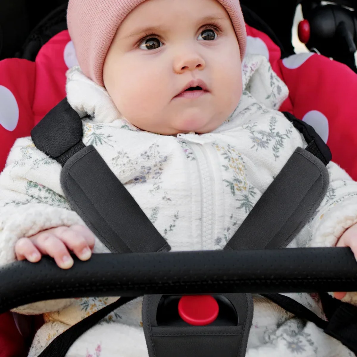 ベビーカーシートベルトパッドユニバーサルベビーカーショルダー - Car Accessories For Baby のレビューと価格