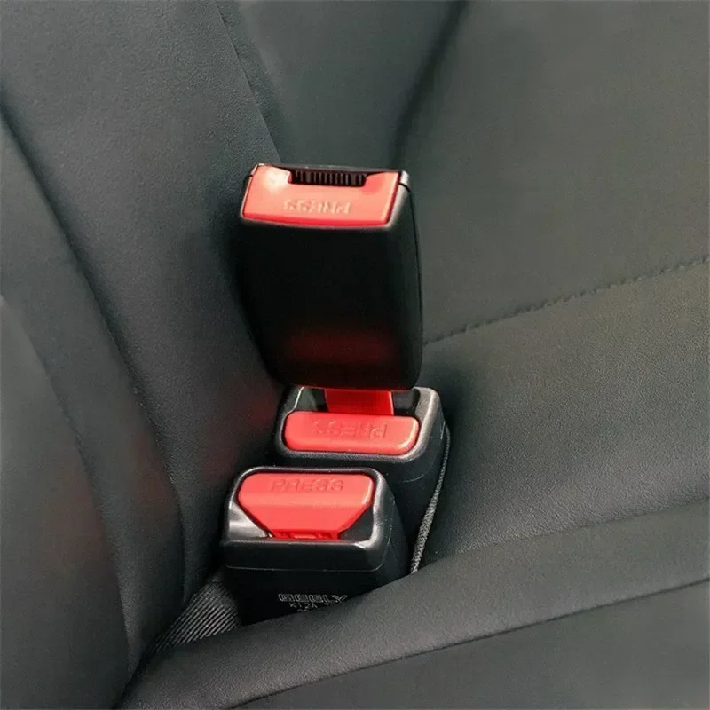 2/4 個カーシートベルトクリップ延長プラグ車の安全シートロ - Car Accessories For Baby のレビューと価格