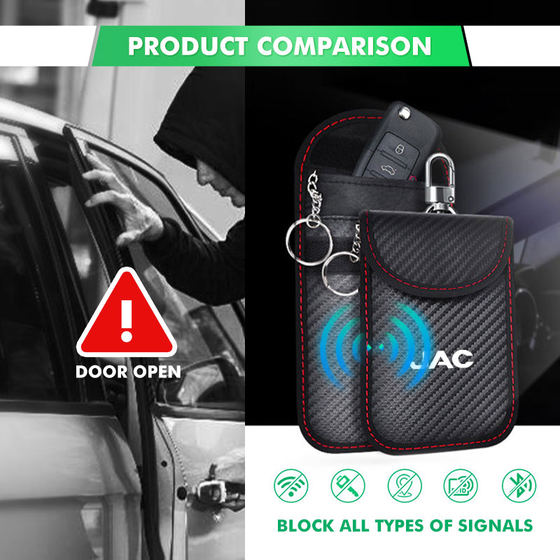 車のキーバッグ、クレジットカード信号遮断ケース、盗難防止バッ - Car Key Signal Blocker のレビューと価格
