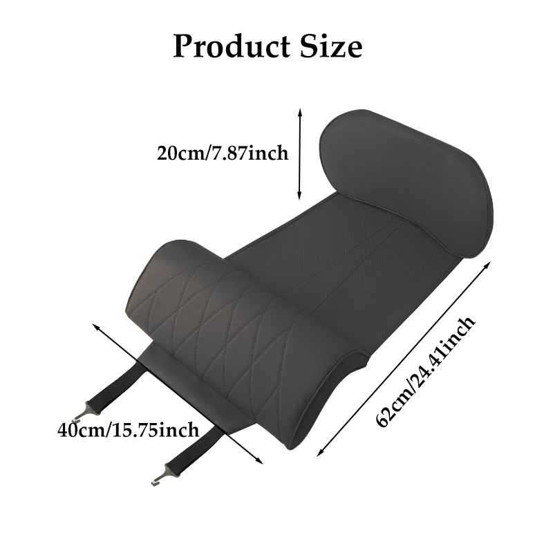 ナッパレザーレッグサポートエクステンションシートカバーメモリ - Car Seat Cushion Memory Foam のレビューと価格