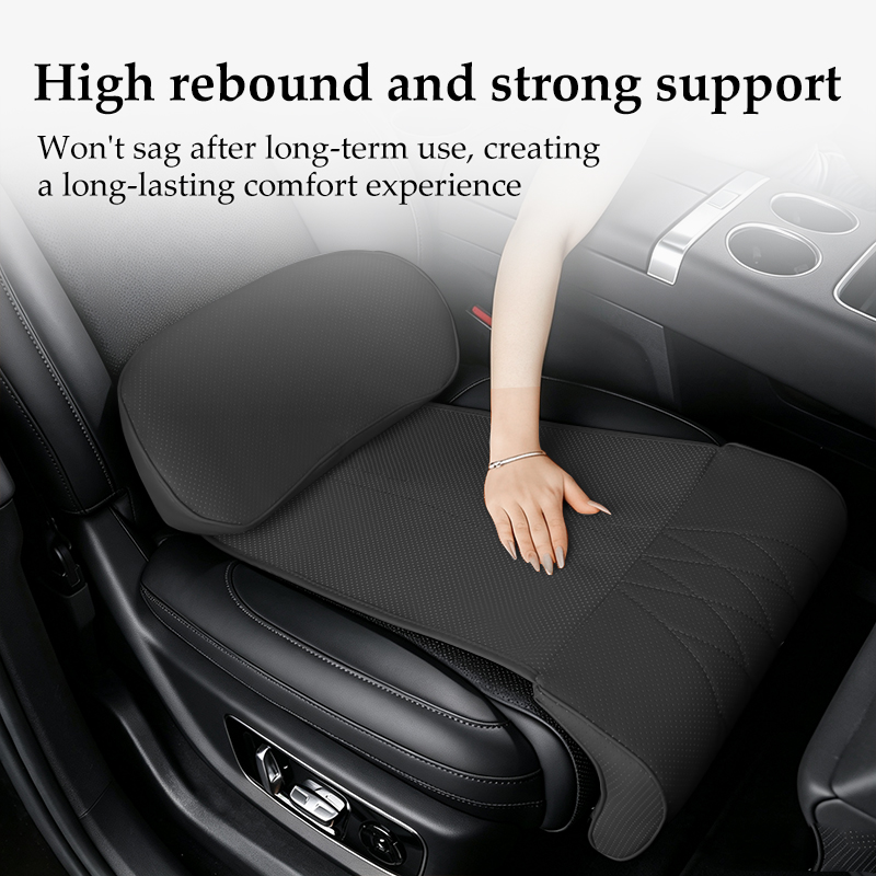 ナッパレザーレッグサポートエクステンションシートカバーメモリ - Car Seat Cushion Memory Foam のレビューと価格