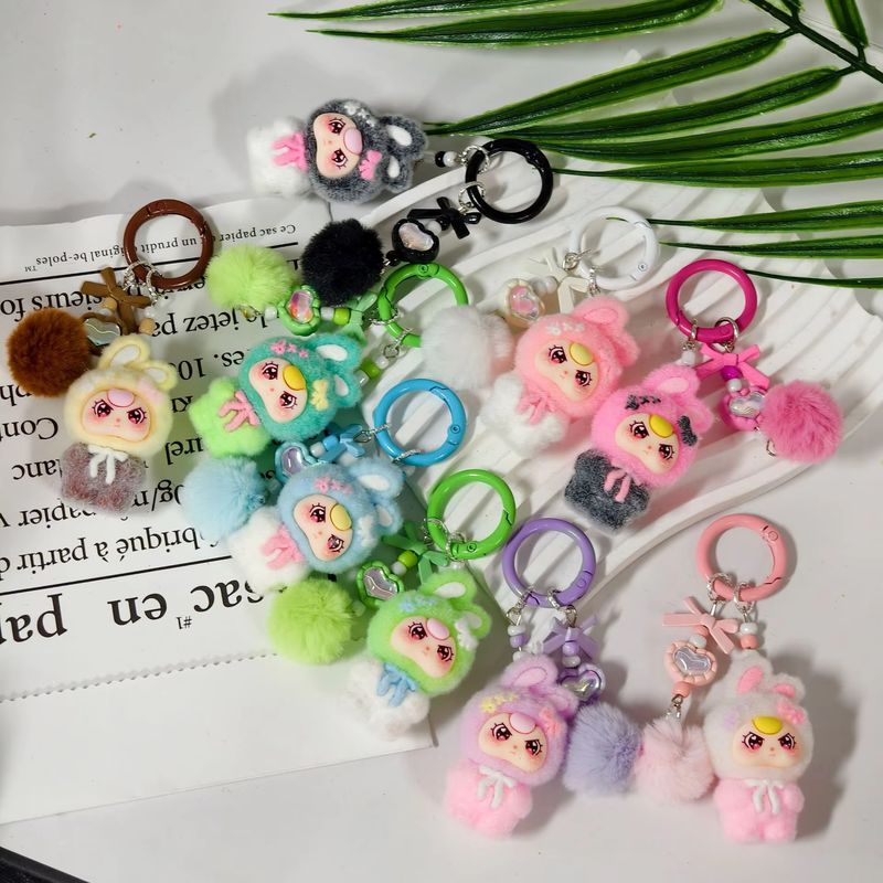 10個入り カートゥーンフロッキングキーホルダー ベビースタ - Car Accessories For Baby のレビューと価格
