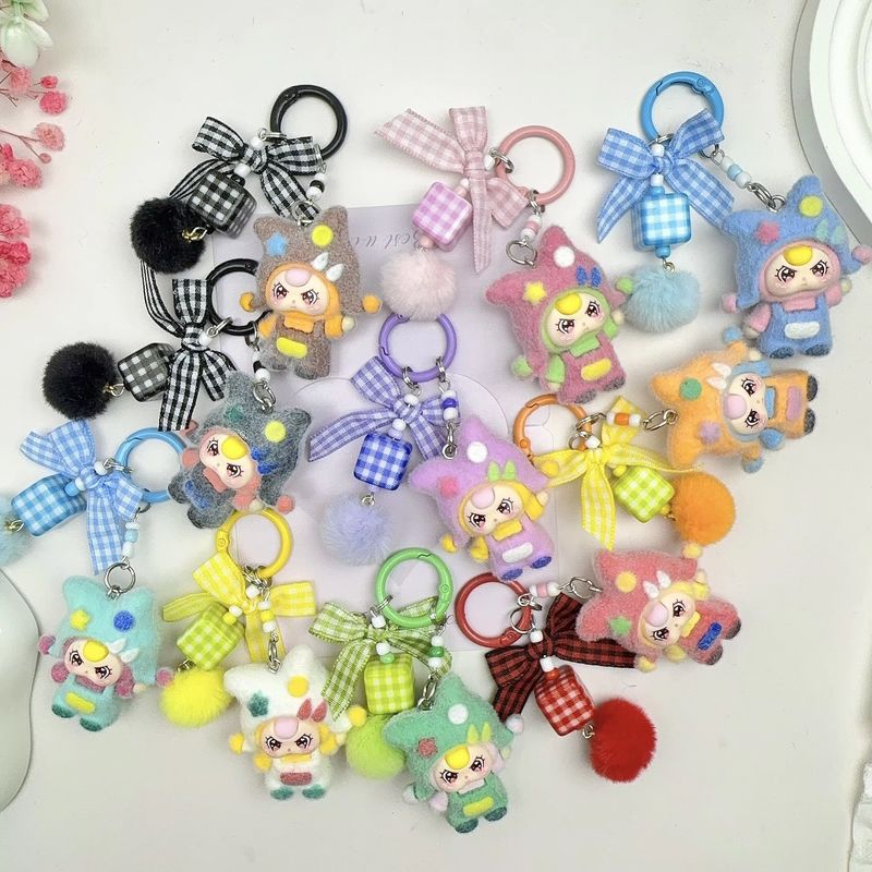 10個入り カートゥーンフロッキングキーホルダー ベビースタ - Car Accessories For Baby のレビューと価格