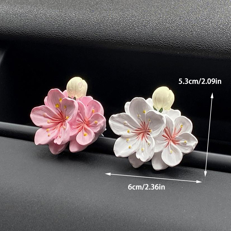 1pc 車のファッション小さな絶妙な香水クリップ花の形の空気 - Car Accessories Usa のレビューと価格