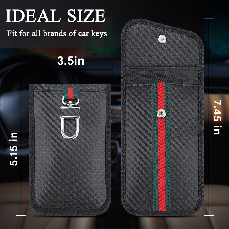 1PC 車のキーシグナルブロッカーケースファラデーボックスア - Car Key Signal Blocker のレビューと価格
