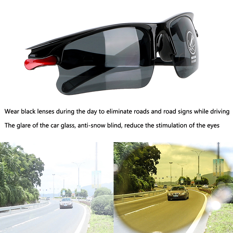 デイナイトビジョン車のゴーグル運転サングラス男性用アンチグレ - Car Accessories For Night Driving のレビューと価格
