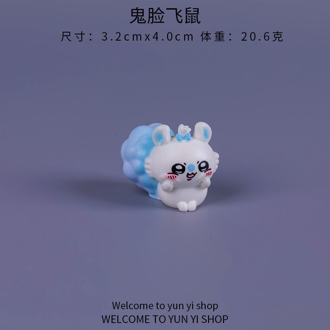 ちいかわマイクロ風景ミニフィギュア可愛い漫画ブラインドボック - Car Accessories Cute のレビューと価格