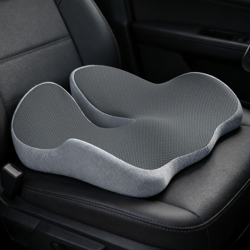 ポータブル低反発メモリーフォームカーシートクッション人間工学 - Car Seat Cushion Memory Foam のレビューと価格