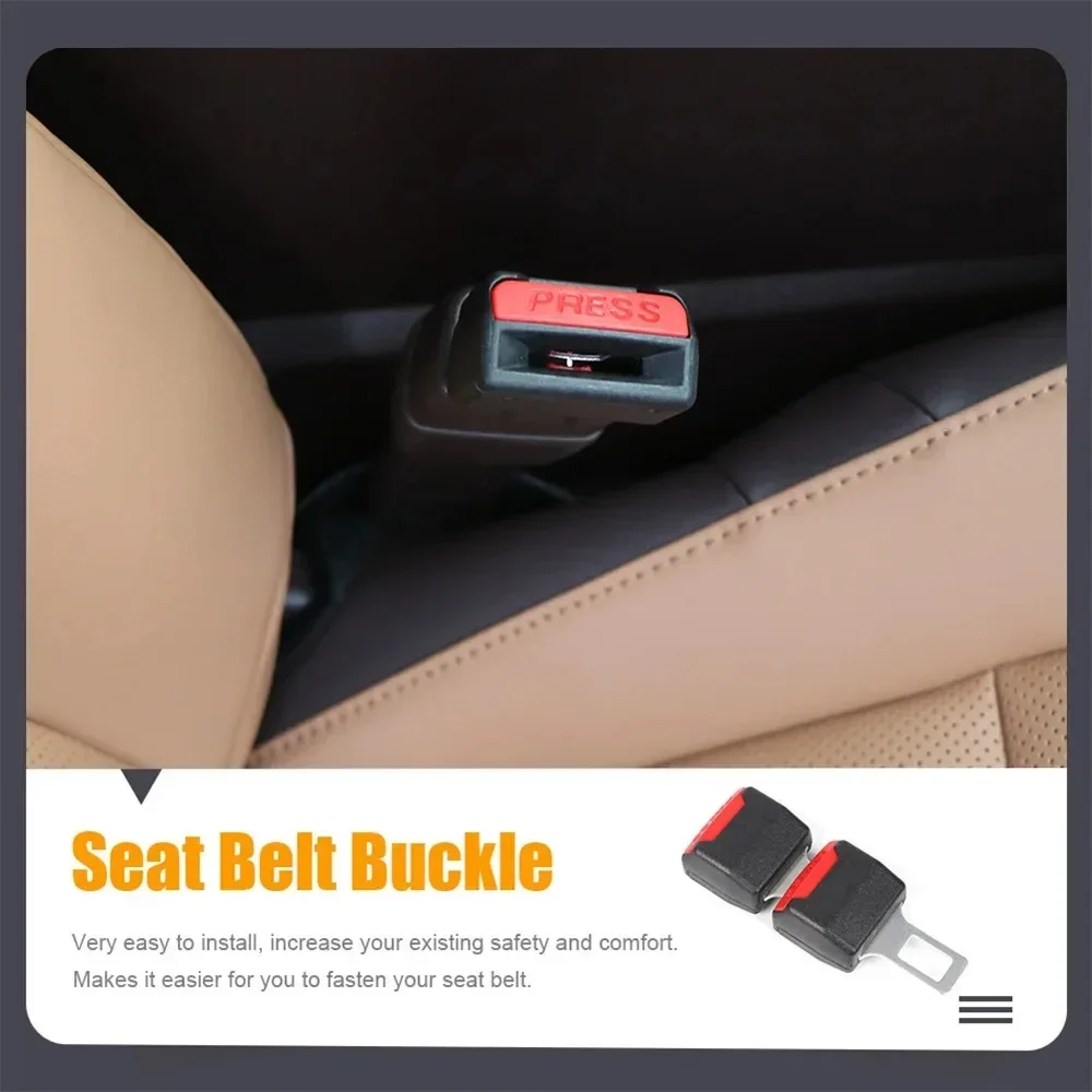 2 個カーシートベルトクリップ延長プラグ車の安全シートロック - Car Accessories For Baby のレビューと価格