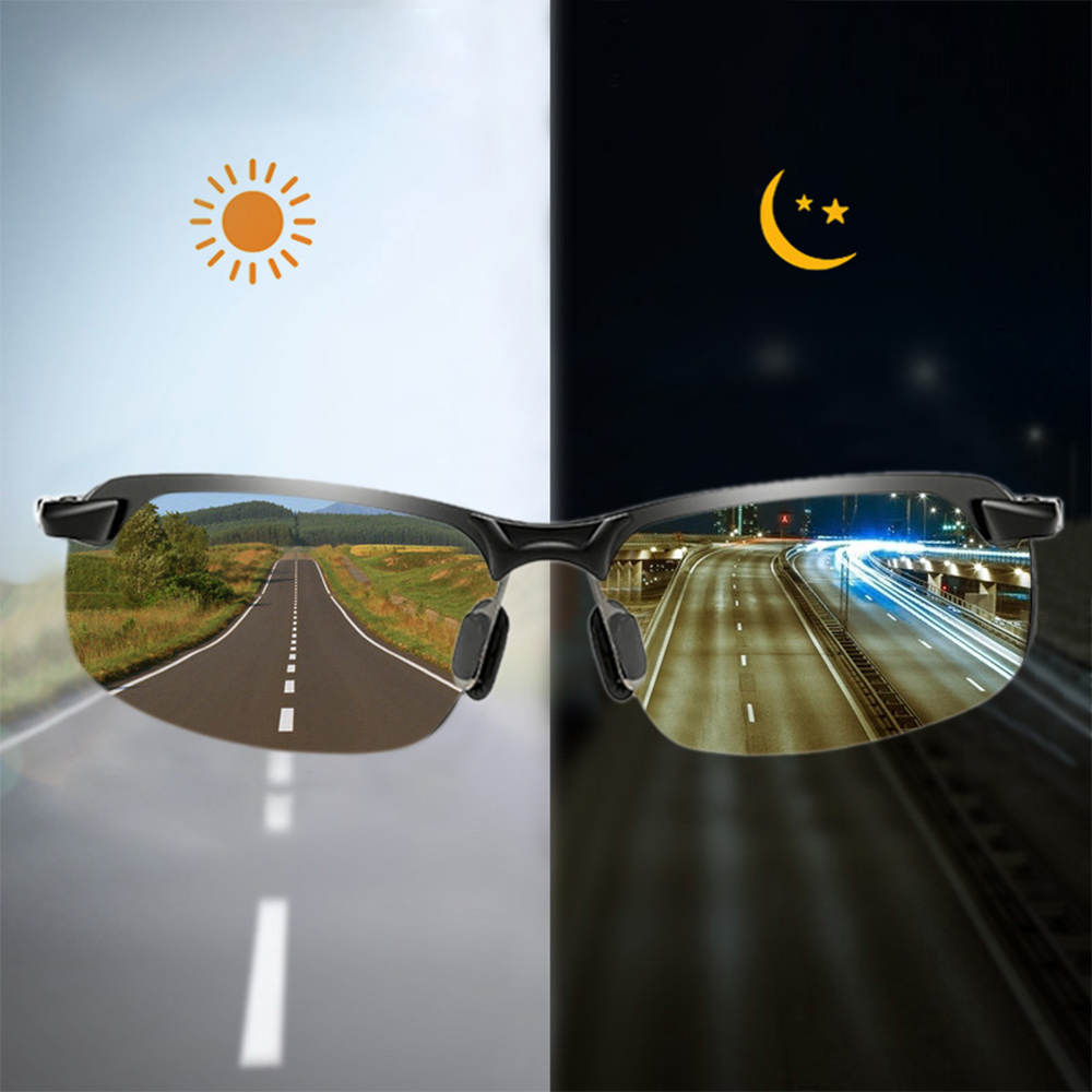 偏光サングラス,男性用,運転用,昼と夜に最適,豪華,カーアク - Car Accessories For Night Driving のレビューと価格