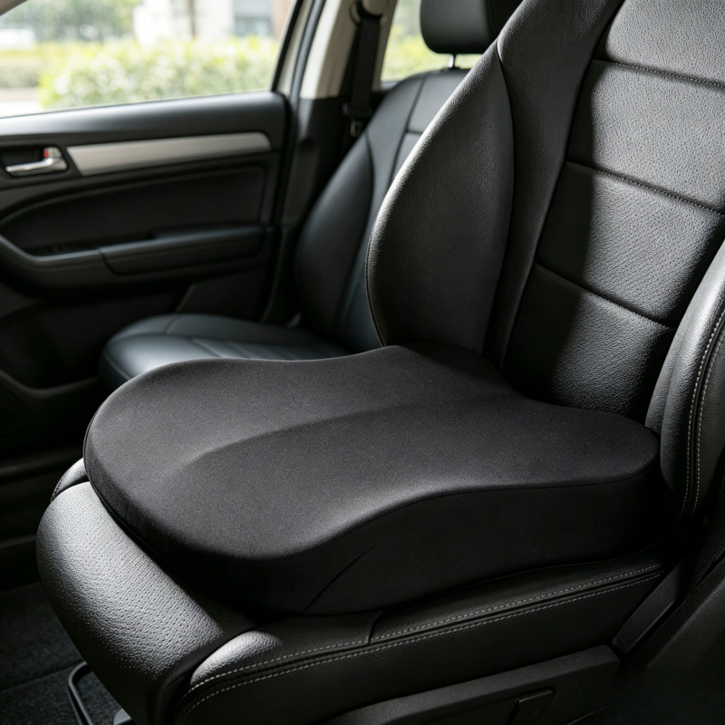 車用ブースターシートクッション、高さ調整ブーストマット、通気 - Car Seat Cushion Memory Foam のレビューと価格